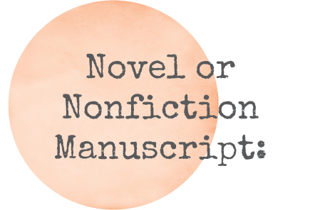 Novel or Nonfiction manuscript editing and critique